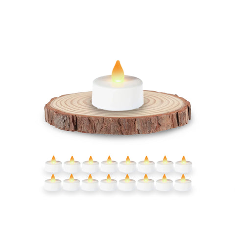 Set of 16 Decorative LED Candles – Warm Light for Indoors