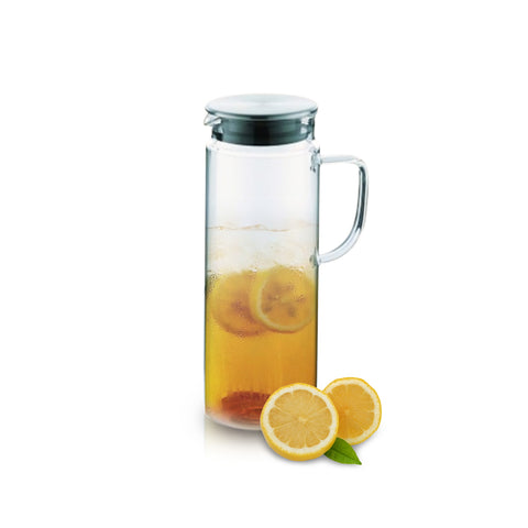 1.2L borosilicate glass carafe – for hot or cold beverages