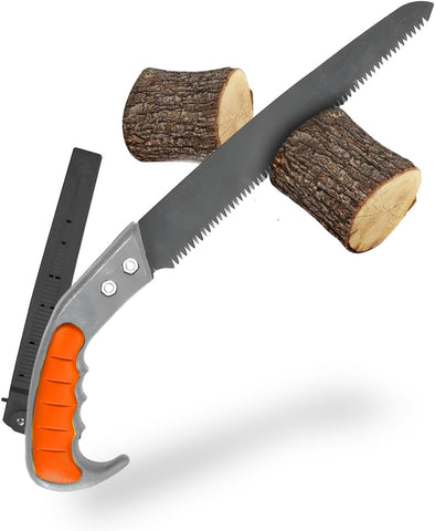 Steel Pruning Saw with Ergonomic Handle and Sheath 46cm