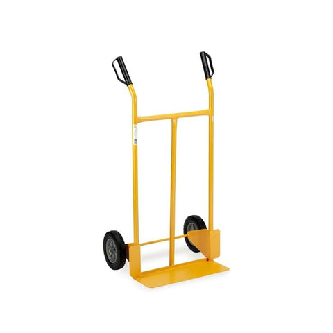Lightweight Yellow Painted Steel Transport Trolley with Max. Load Capacity of 200 Kg