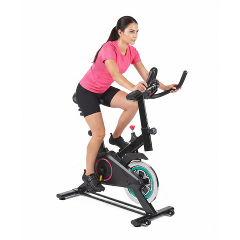 Professional Indoor Exercise Bike – Steel Frame and Display with Phone Holder