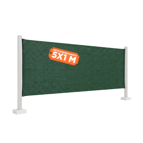 Shade Net 1x5m - 85% Screening for Privacy and Sun Protection
