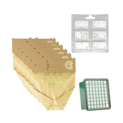 VK130 VK131 Replacement Kit – 12 Bags, 2 Filters, 20 Fragrance Sticks