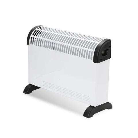 2000w Freestanding Electric Convector Heater 51 x 10,5 x 38,5 cm White