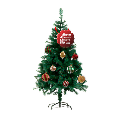 Classic Christmas Tree – Full and Sturdy Branches, Height 150/180/210 cm