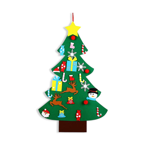 Felt Christmas Tree for Children – 26 Games Included, Easy and Fun