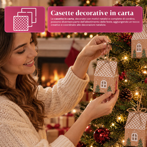 Advent Calendars – Tree Version with Drawers or Little Houses with Stickers