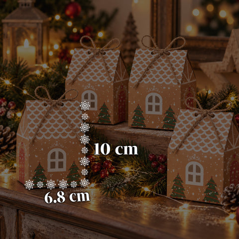 Advent Calendars – Tree Version with Drawers or Little Houses with Stickers