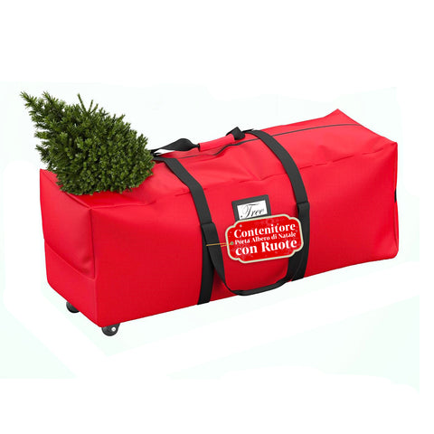 Storage Bag for Christmas Tree with Wheels in Waterproof Fabric