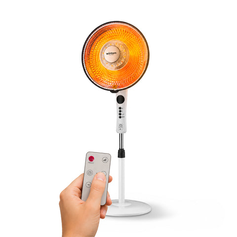 Flux 1100W Carbon Parabolic Heater with Remote Control and Timer