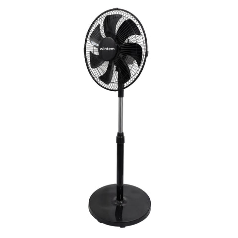 40W Pedestal Fan with 7 Blades, 3 Speeds, Adjustable Height 80-100cm