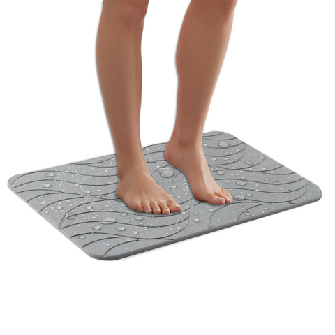 Non-Slip Diatomite Stone Bathroom Mat – Hygienic and Absorbent