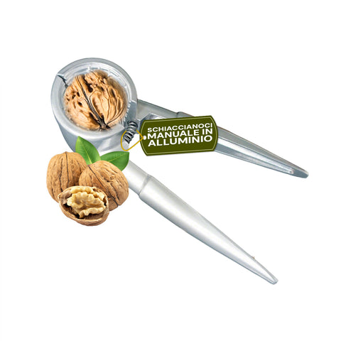 Ergonomic Aluminum Nutcracker with Durable Integrated Spring