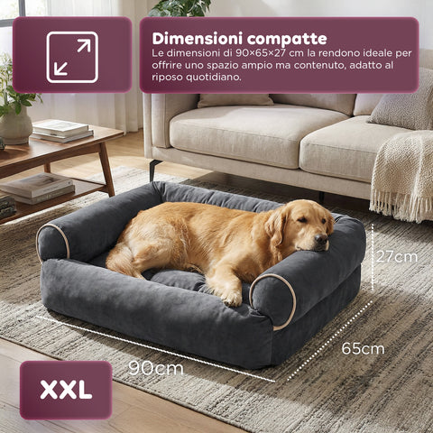 Soft Sofa-Style Bed for Dogs and Cats, Various Sizes and Colors