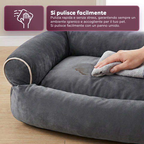 Soft Sofa-Style Bed for Dogs and Cats, Various Sizes and Colors
