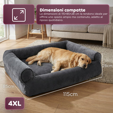 Soft Sofa-Style Bed for Dogs and Cats, Various Sizes and Colors