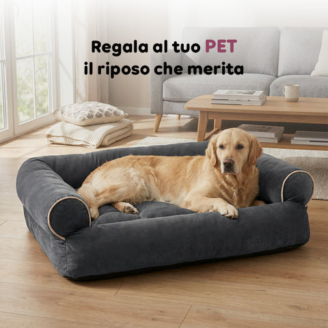 Soft Sofa-Style Bed for Dogs and Cats, Various Sizes and Colors