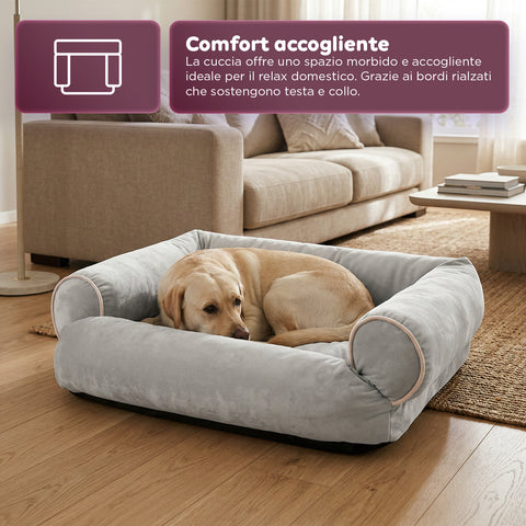Soft Sofa-Style Bed for Dogs and Cats, Various Sizes and Colors