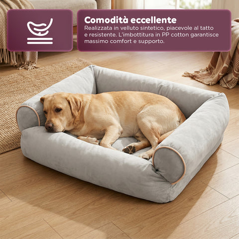 Soft Sofa-Style Bed for Dogs and Cats, Various Sizes and Colors