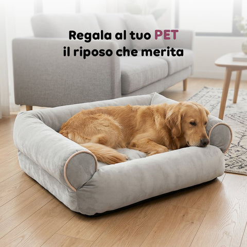Soft Sofa-Style Bed for Dogs and Cats, Various Sizes and Colors