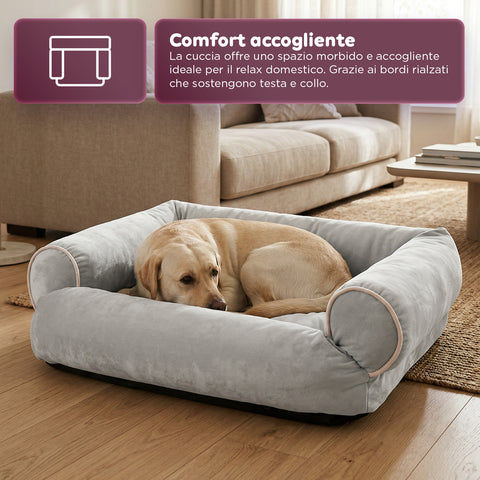 Soft Sofa-Style Bed for Dogs and Cats, Various Sizes and Colors
