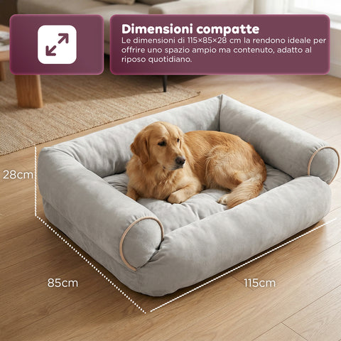 Soft Sofa-Style Bed for Dogs and Cats, Various Sizes and Colors