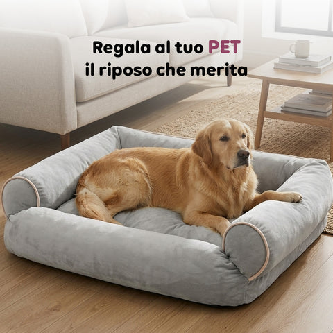 Soft Sofa-Style Bed for Dogs and Cats, Various Sizes and Colors