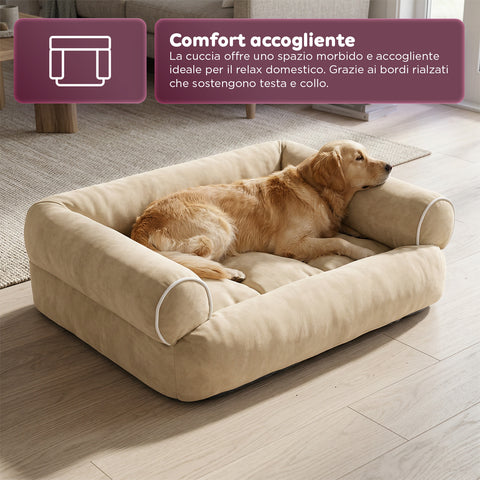 Soft Sofa-Style Bed for Dogs and Cats, Various Sizes and Colors