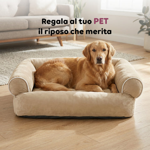 Soft Sofa-Style Bed for Dogs and Cats, Various Sizes and Colors