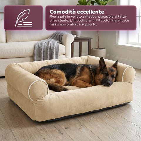 Soft Sofa-Style Bed for Dogs and Cats, Various Sizes and Colors