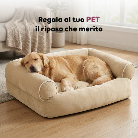 Soft Sofa-Style Bed for Dogs and Cats, Various Sizes and Colors