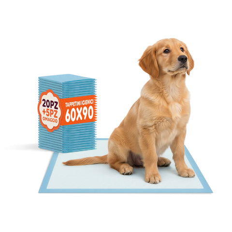 Essential Hygienic Puppy Pads 60×90 – Multi-Size Set with Adhesive Strips