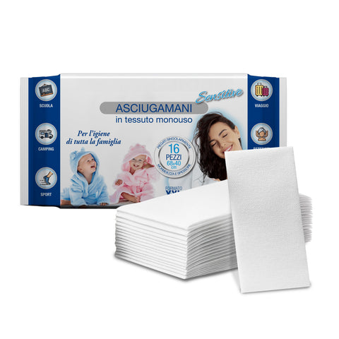 Disposable Towels 68x40 cm – XXL Nonwoven Fabric 16 / 576 Pcs for Daily Hygiene