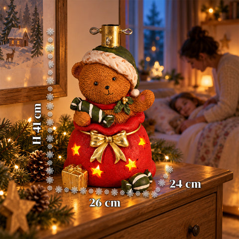 Decorative Christmas tree base, 10 designs, made of iron and magnesium, universal attachment, for trees up to 210 cm, 2 models with LED lights