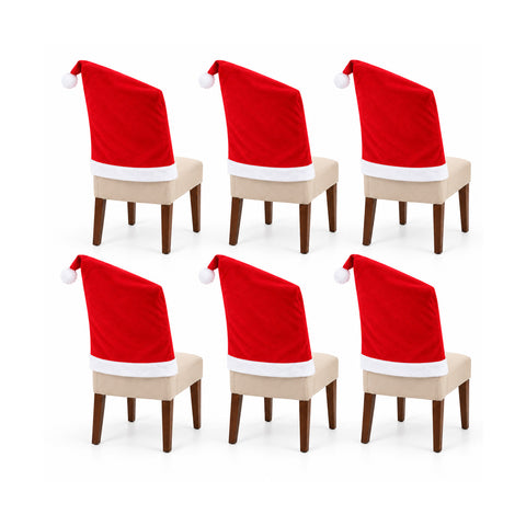 Christmas Chair Cover, Santa Hat, 50x60 cm