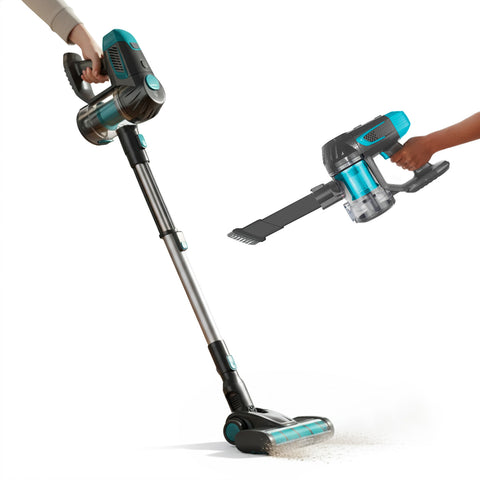 150W Cordless Vacuum Cleaner with 22.2V Battery and 30-Minute Runtime