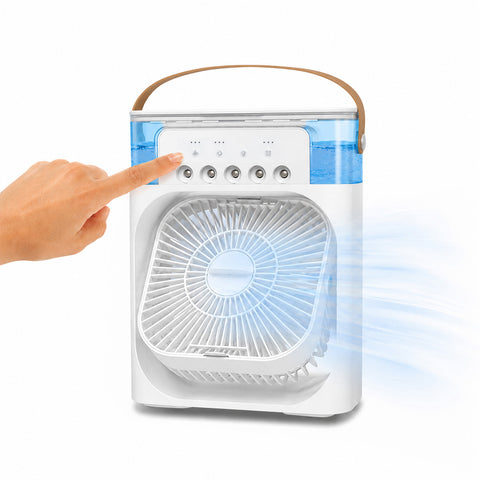Portable Rechargeable USB Misting Fan with 600ml Tank and Lithium Battery