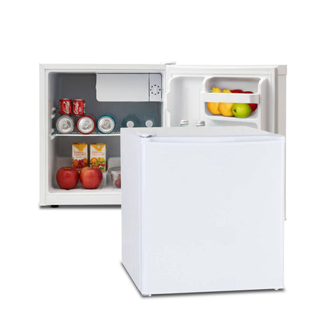 45L White Tabletop Mini Fridge – Adjustable Temperature from 2° to 12°C