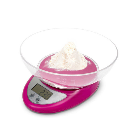 Digital kitchen scale with 600 ml plastic bowl