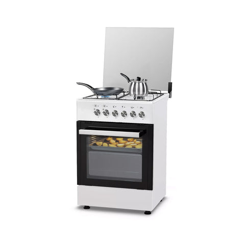 60cm Cooker with 4 Burners and 1900W Electric Oven – Classic and Powerful