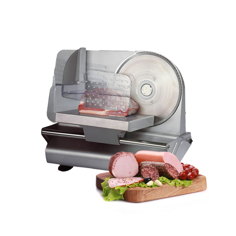 Kitchen Slicer for Cured Meats, Bread and Cheese with Sliding Carriage
