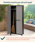 Mobile Portascope Salvaspazio in Plastica Riciclata 15 kg Portata