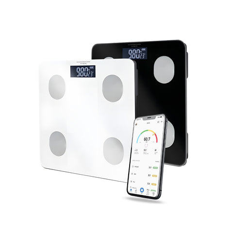 Smart Digital Scale with 8 Profiles, Tempered Glass and Automatic Shut-Off