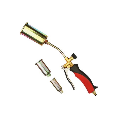 Quick-lever torch set with 3 ø25/35/50mm burners for heavy-duty use