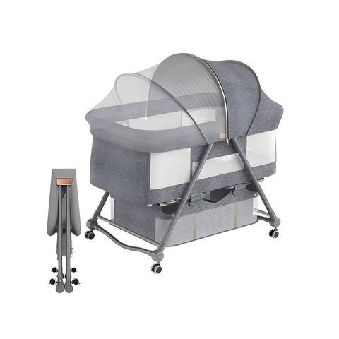 Multifunctional Foldable Baby Crib - Portable and Safe