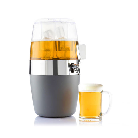 Dispenser Refrigerante 4L con Scomparto Ghiaccio e Pratico Rubinetto