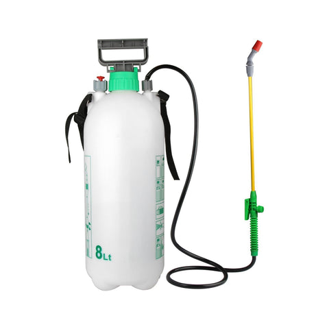8L Pressurized Sprayer with Fiberglass Wand and Adjustable Nozzle