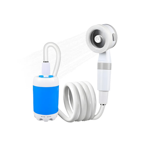 5200 mAh Portable Shower for Camping – 120 Min Battery Life and USB Charging