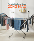 Stendino Elettrico Magic Dry XL – 18 Barre e Struttura in Alluminio