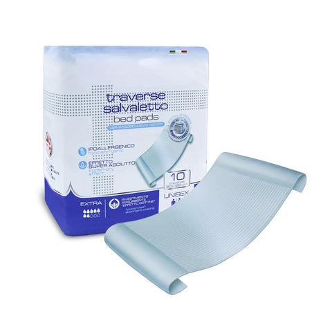 Bed Protection Pad 80x180 cm in a Set of 10 or 60 Pieces, Unisex